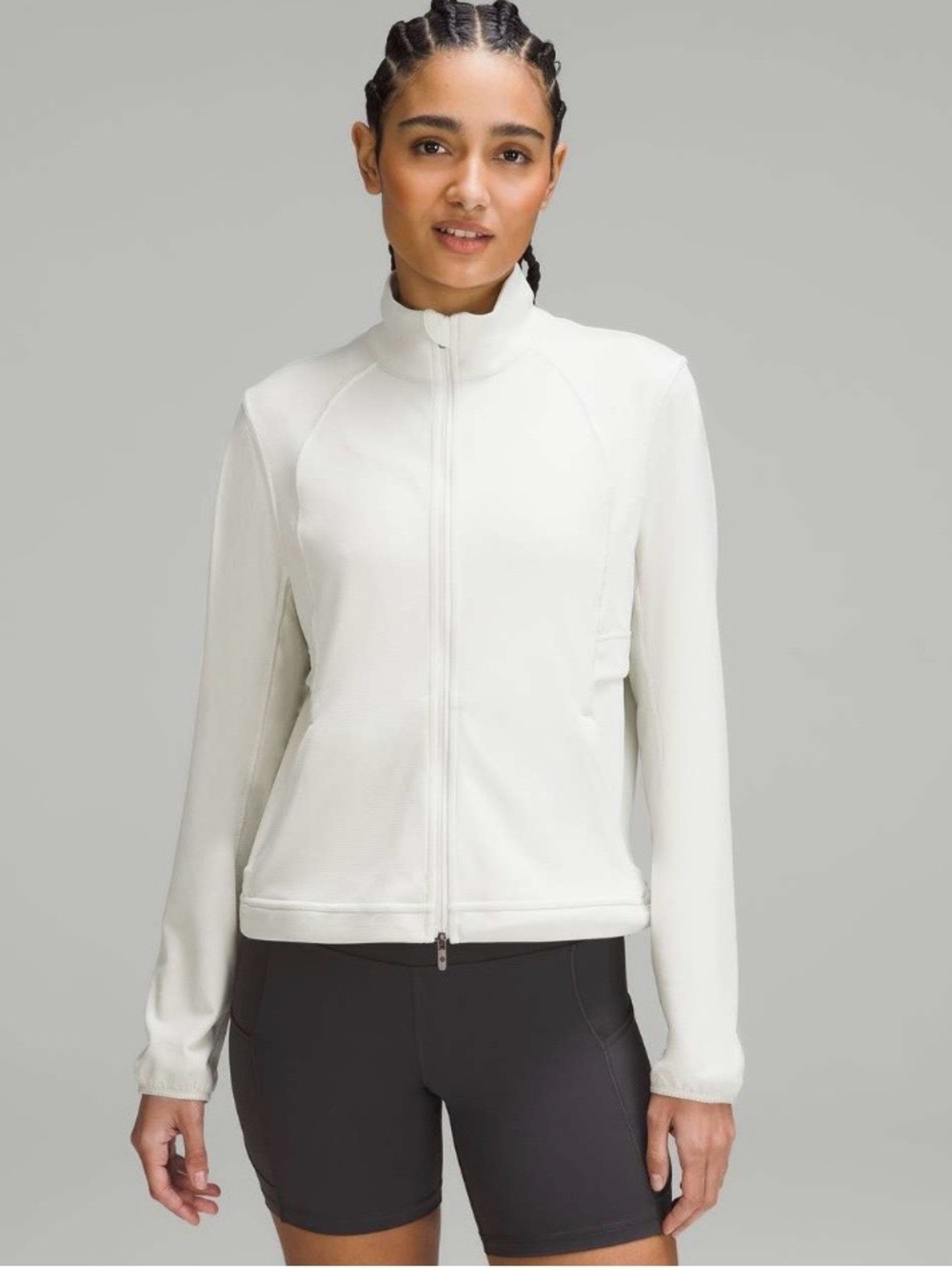 Lululemon Ventilating UV Protection Running Jacket in Bone